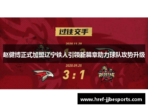 赵健博正式加盟辽宁铁人引领新篇章助力球队攻势升级